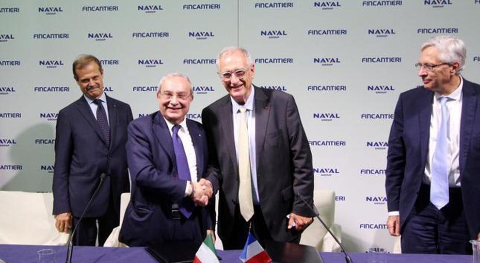 Fincantieri e Naval Group siglano accordo per una joint venture paritetica