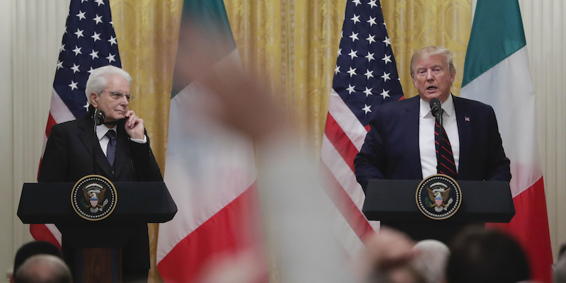 Trump ha detto che tra Italia e Stati Uniti c'è un'eredità «antica migliaia di anni» - Il Post