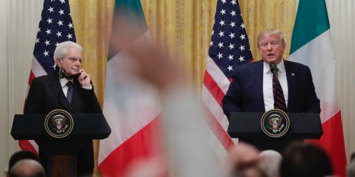 Trump ha detto che tra Italia e Stati Uniti c'è un'eredità «antica migliaia di anni» - Il Post