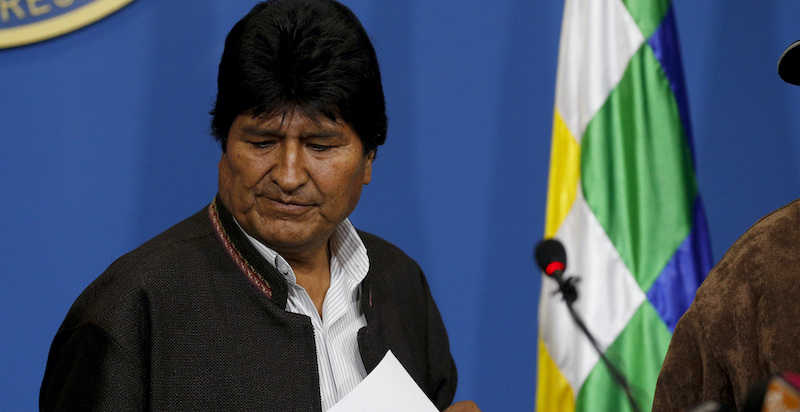 Evo Morales è stato costretto a dimettersi