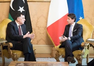 Libia, Conte incontra al Sarraj