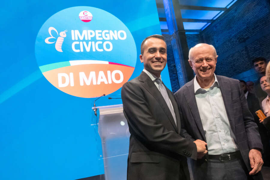Di Maio presenta “Impegno Civico” con Tabacci