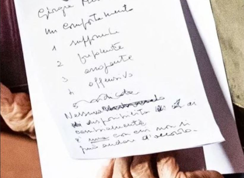 Berlusconi, appunti su Meloni